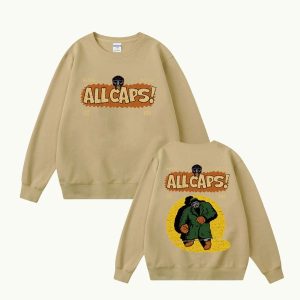 Trconk Khakhy Sweatshirt MF Doom Double Side Print